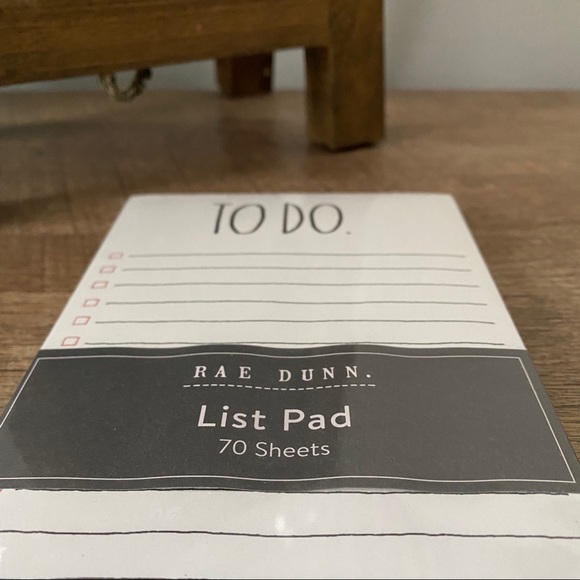 Rae Dunn "TO DO" List Pad - 70 Sheets. Brand New. - Picture 2 of 3